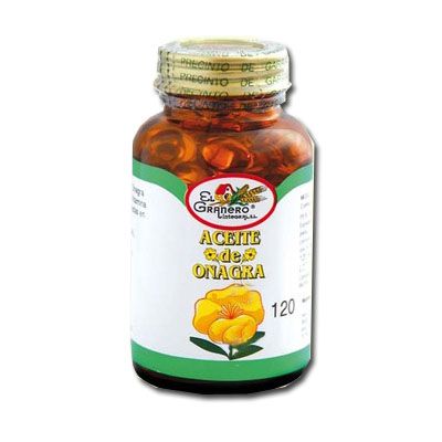 ACEITE DE ONAGRA 715 mg 120 perlas, tratamiento para la piel, acné, cabello y síndrome premenstrual.